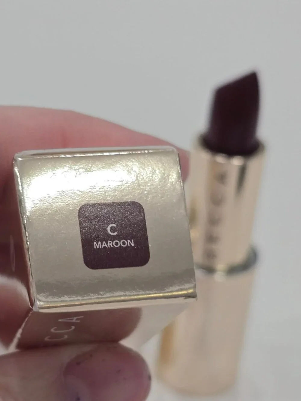 BECCA ✦ Ultimate Lipstick Love C Maroon ✦ Silky Satin Hyaluronic‑Infused NWT